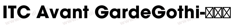 ITC Avant GardeGothi字体转换